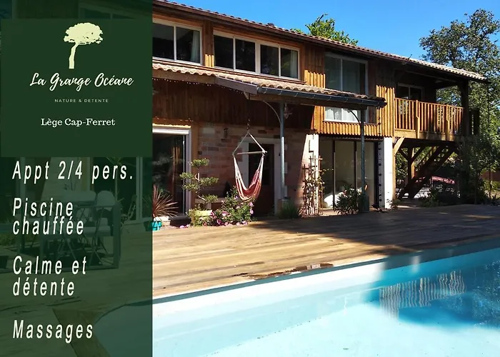 La Grange Oceane Spa, Clim & Piscine Chauffee En Saison Apartment